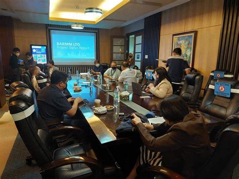 STRADCOM presents project status to LTO.